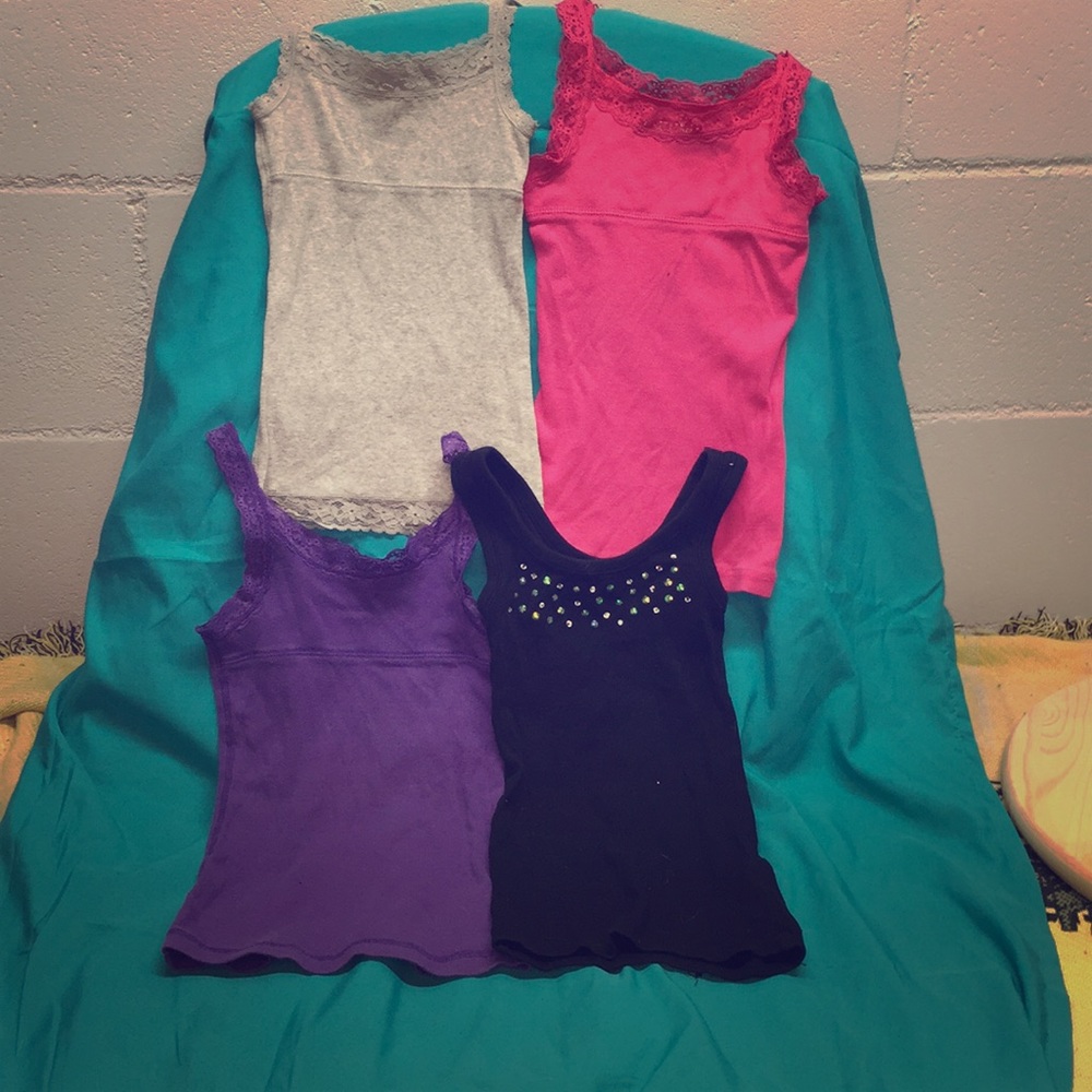 Four tank tops